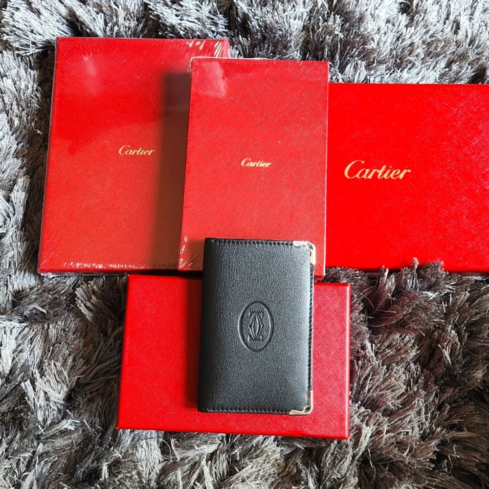 Cartier card holder & stationary set